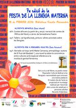 Cartell Dia Internacional de la Llengua Materna 2016