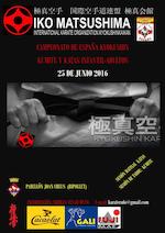 Cartell del Campionat d'Espanya de Karate kyokushin