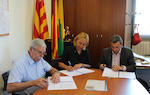 Signatura del conveni per al desenvolupament del Pla General Metropolit&agrave; al front del Riu Sec