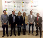 Un moment de la visita de la consellera a Badia del Vall&egrave;s