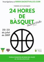 Cartell 24 hores de bàsquet