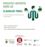 Xerrada Preguntes i respostes sobre cl&agrave;usules terra