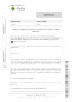 Certificat de l'acord d'aprovació del Pressupost General de l'Ajuntament de Badia del Vallès per a l'exercici 2017