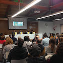 Un moment de la inauguració de les I Jornades Educatives de Badia del Vallès