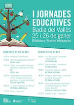 Programa de les I Jornades Educatives de Badia del Vall&egrave;s