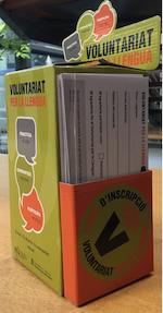 Urna per a participar al Voluntariat per la Llengua