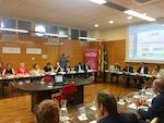 Els signants, reunits a la seu del Consell Comarcal del Vall&egrave;s Occidental
