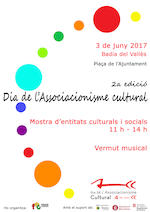 Cartell del Dia de l'Associacionisme Cultural 2017