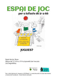 Cartell de l'Espai de Joc