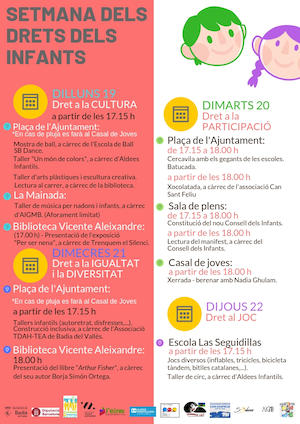 Actes de la Setmana dels Drets dels Infants
