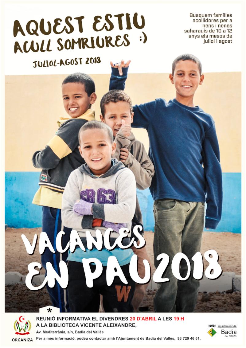 Cartell de la reunió informativa