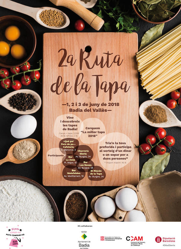 Cartell de la 2a Ruta de la Tapa