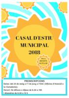 Fullet Casal de Estiu 2018