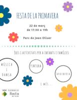 Cartell de la Festa de la Primavera 2018