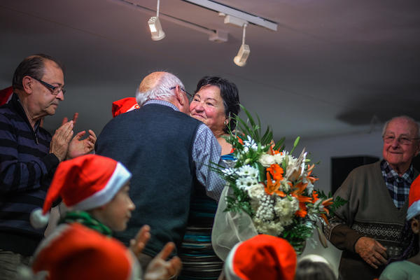 Reconeixement a la Dolors Sala (la Lola), del Casal d'Avis