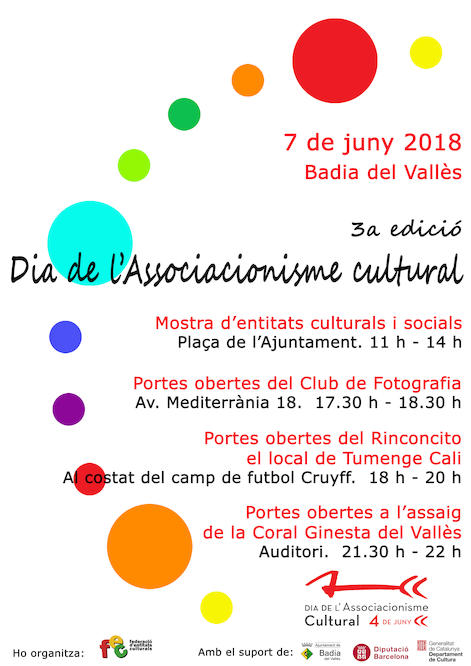 Cartell del Dia de l'Associacionisme