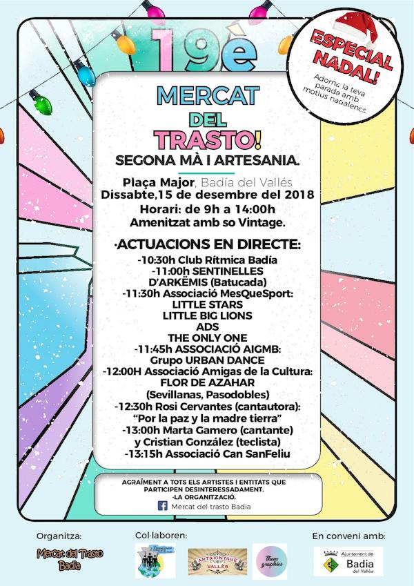 Cartell del 19è Mercat del Trasto