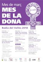 Cartell actes mes de la dona 2018