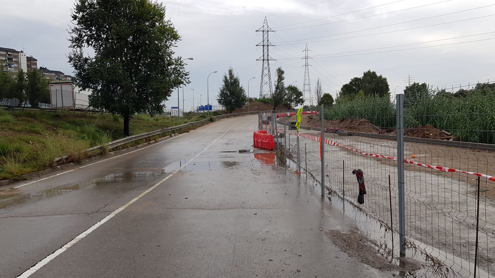 La carretera del Riu Sec, aquest mat