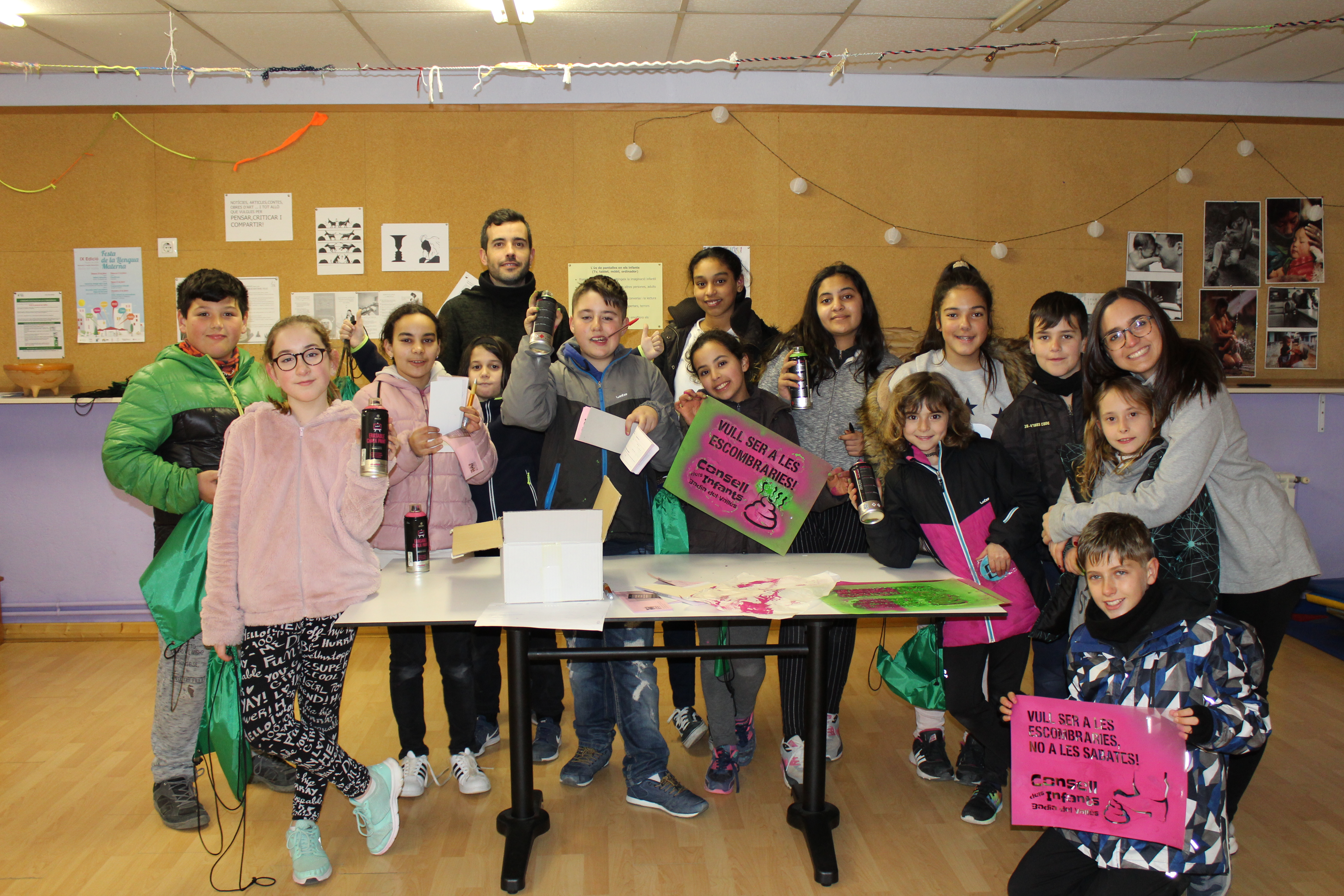 El Consell d'Infants implanta la campanya de civisme que han dissenyat