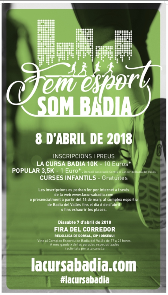Arriba La Cursa Badia 2018!