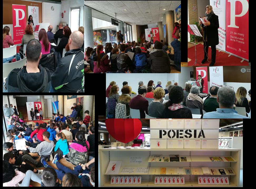 Imatges de la VI Marat de Lectura Popular de Poesia de Badia del Valls