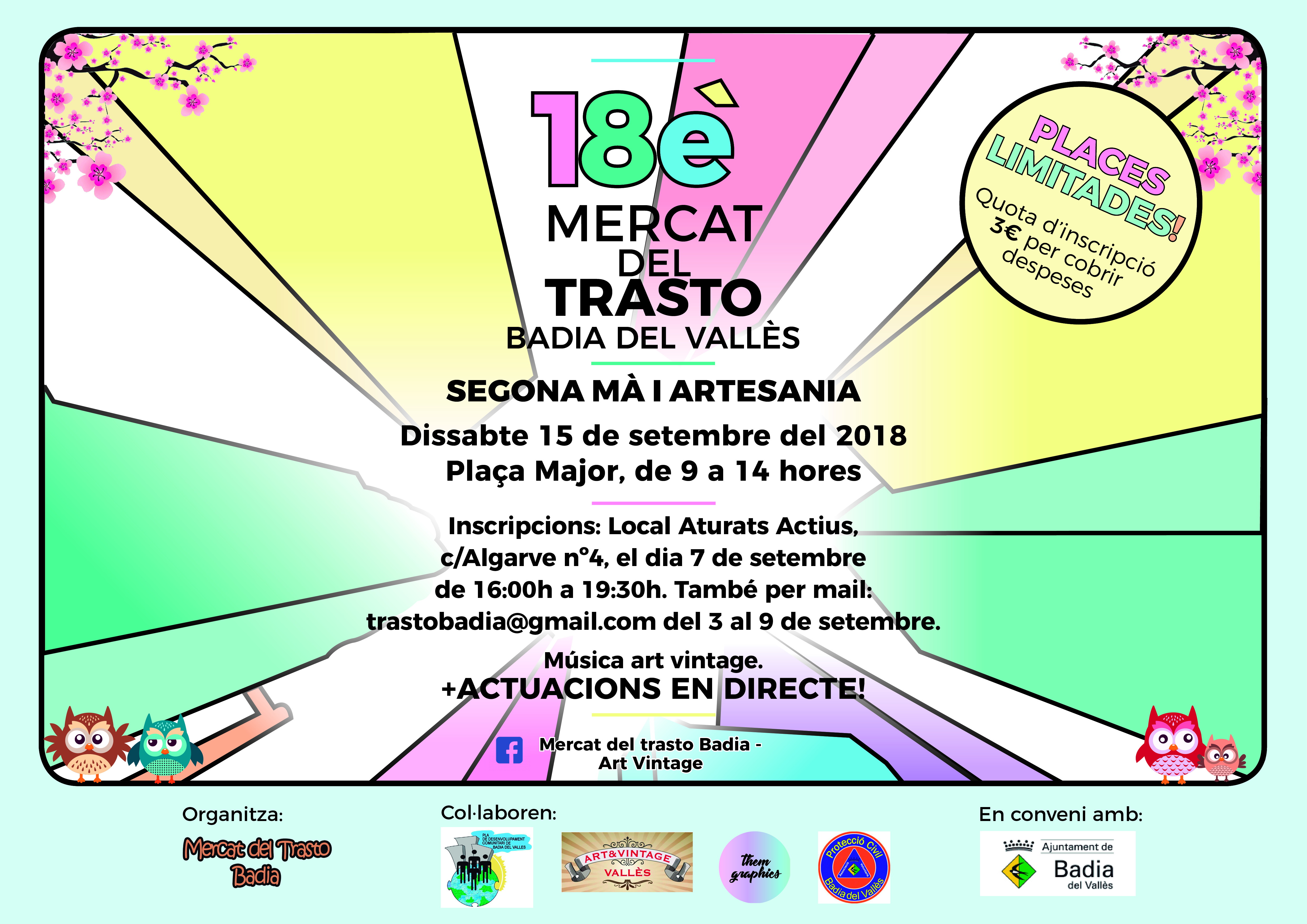Cartell del 18 Mercat del Trasto