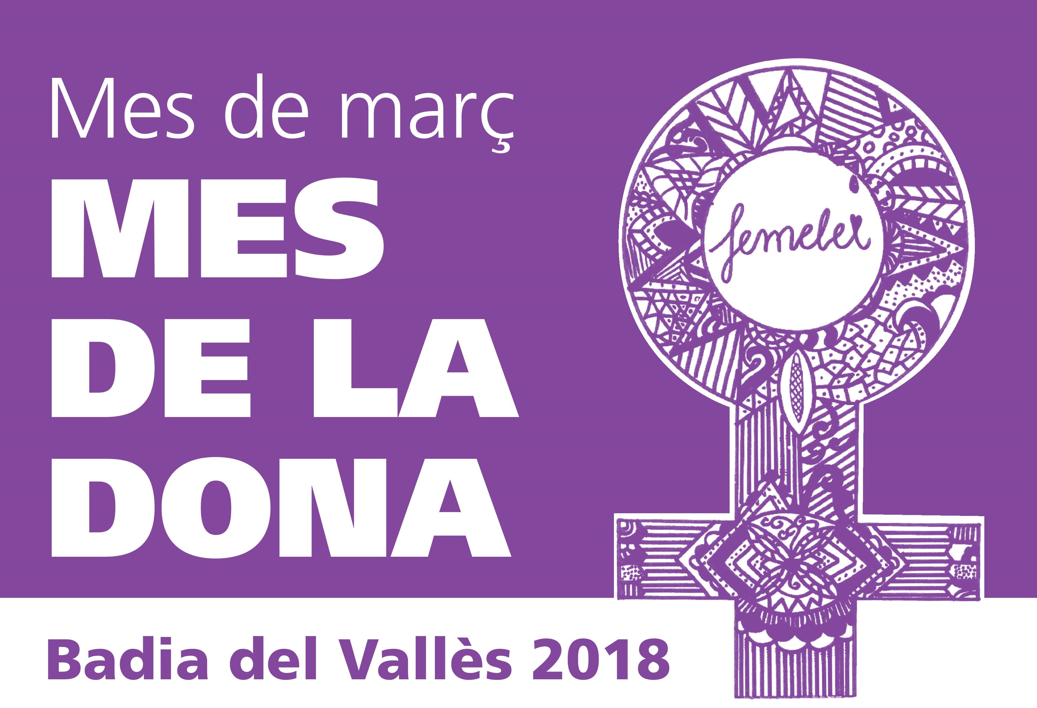 Grfica del mes de la dona a Badia 2018