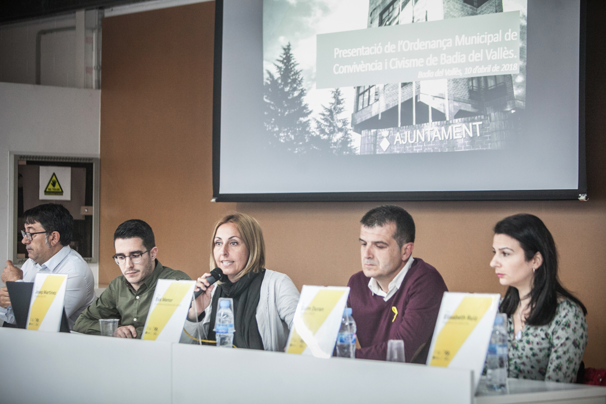 Presentaci de l'Ordenana de Convivncia i Civisme