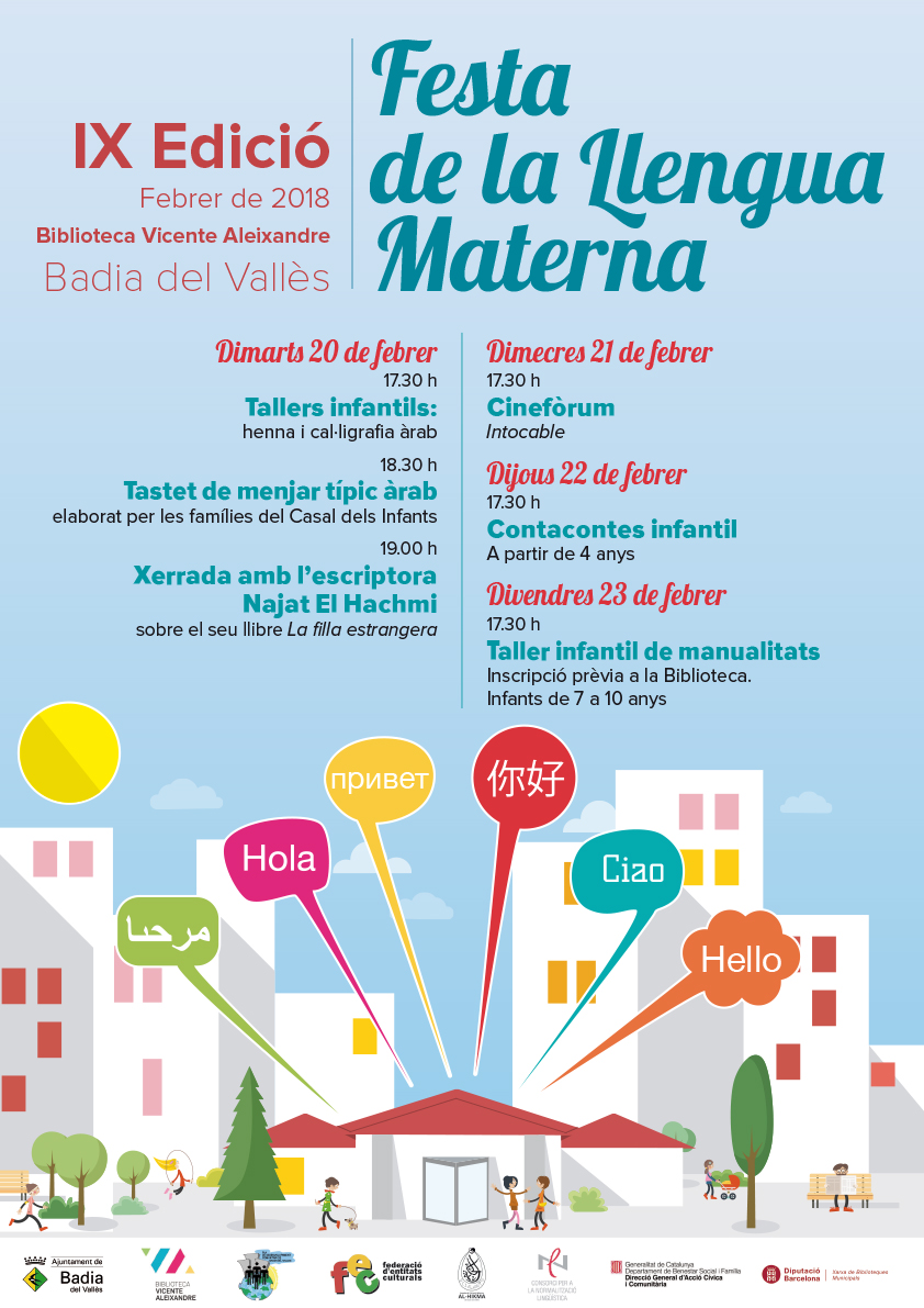 cartell Llengua materna 2018