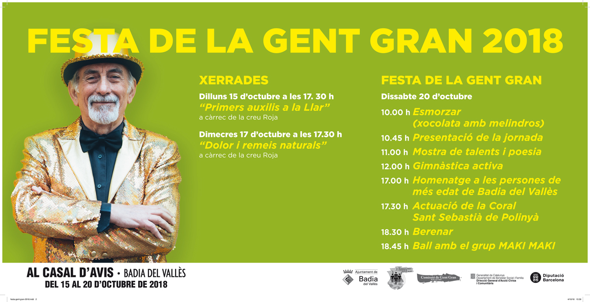 Actes de la Festa de la Gent Gran