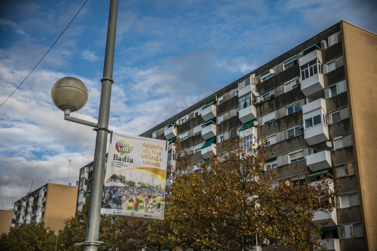 Banderola de la campanya de Convivncia i Civisme
