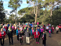 Més de 130 participants a la passejada per a la gent gran organitzada per Badia del Vallès