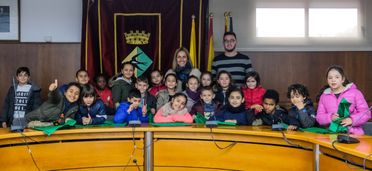 Visita de l'alumnat de 3r de l'escola La Sardana