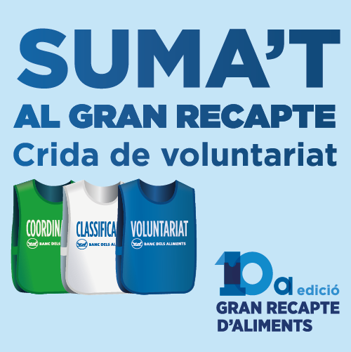 Voluntariat per al Gran Recapte d'Aliments 2018