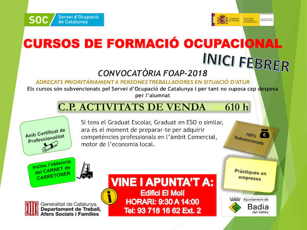 Cartell del curs