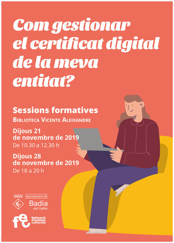 Cartell de les sessions formatives