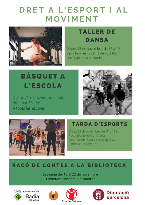Cartell de les activitats