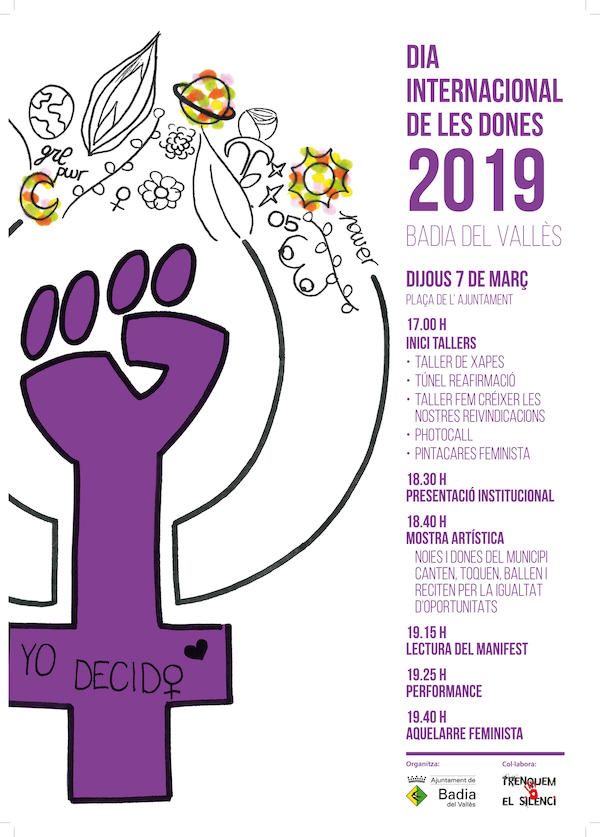 Cartell del Dia de la Dona 2019