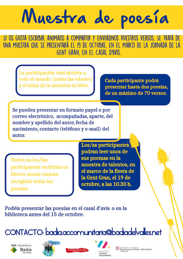 Cartell de l'activitat