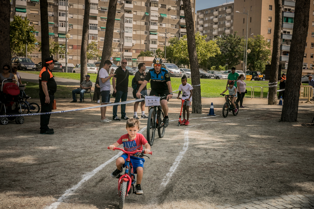 Circuit de bicis al Parc de Joan Oliver