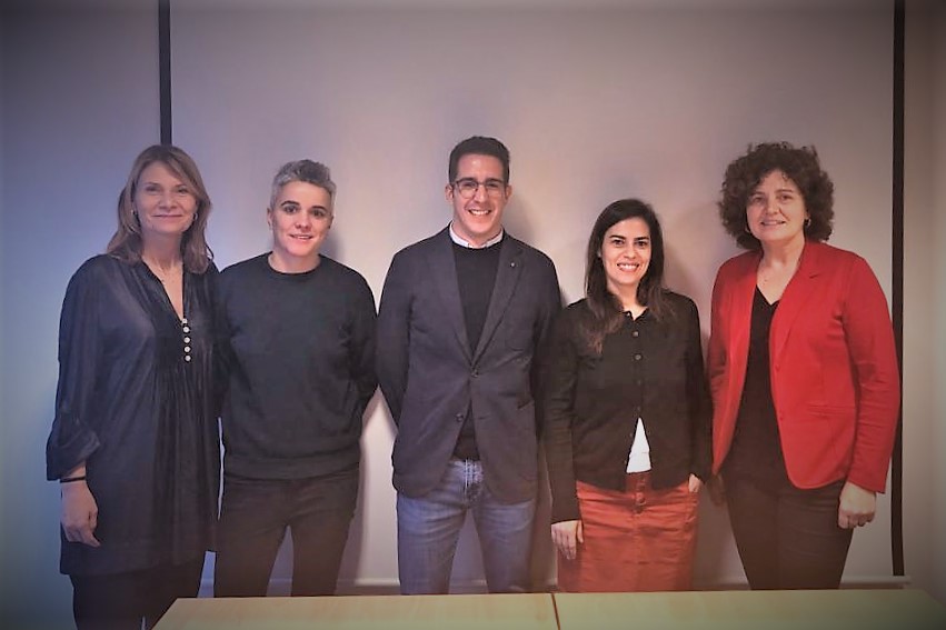 Reuni amb la presidenta de lrea de Cohesi Social, Ciutadania i Benestar de la Diputaci de Barcelona, Llusa Moret