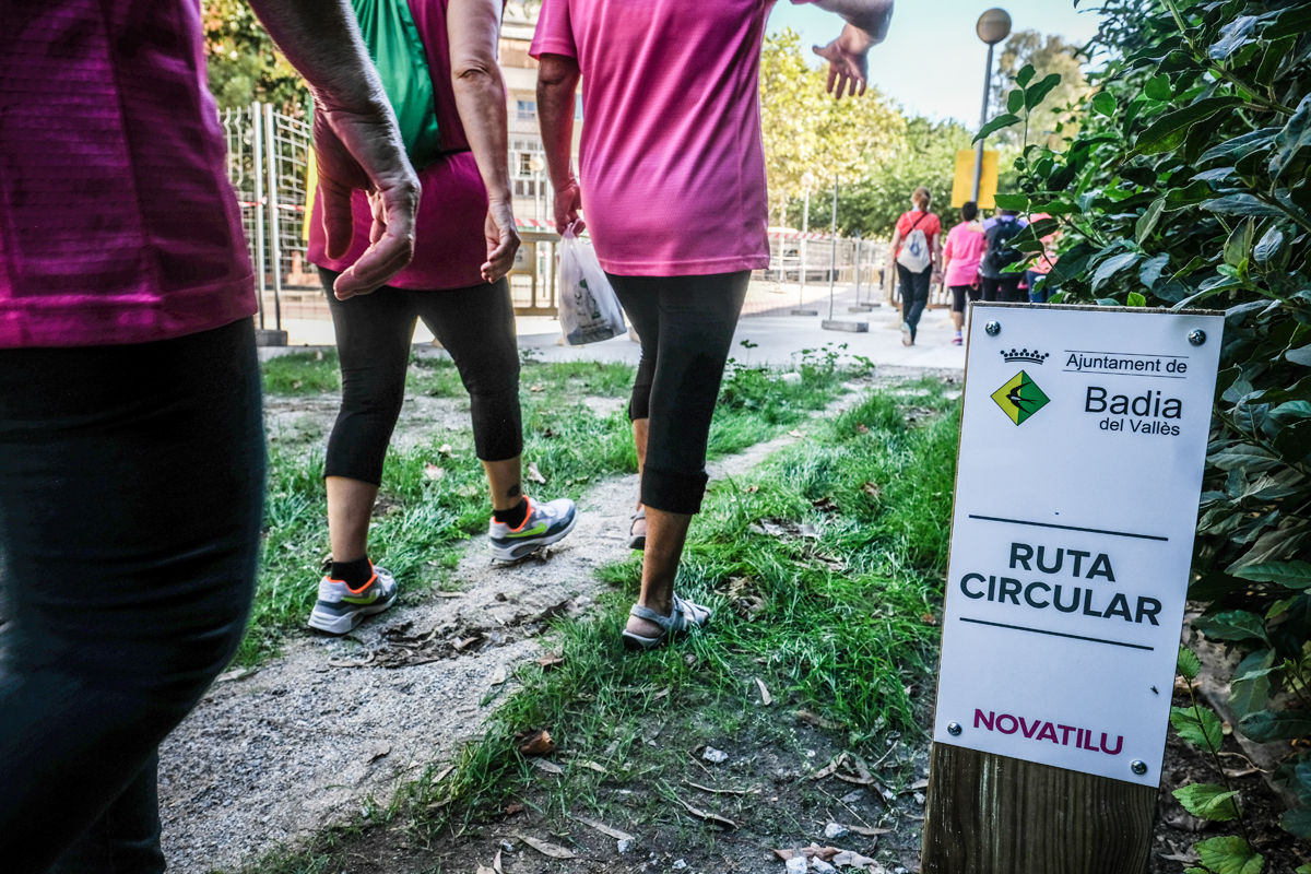 Dimecres, caminada per la ruta saludable de Badia