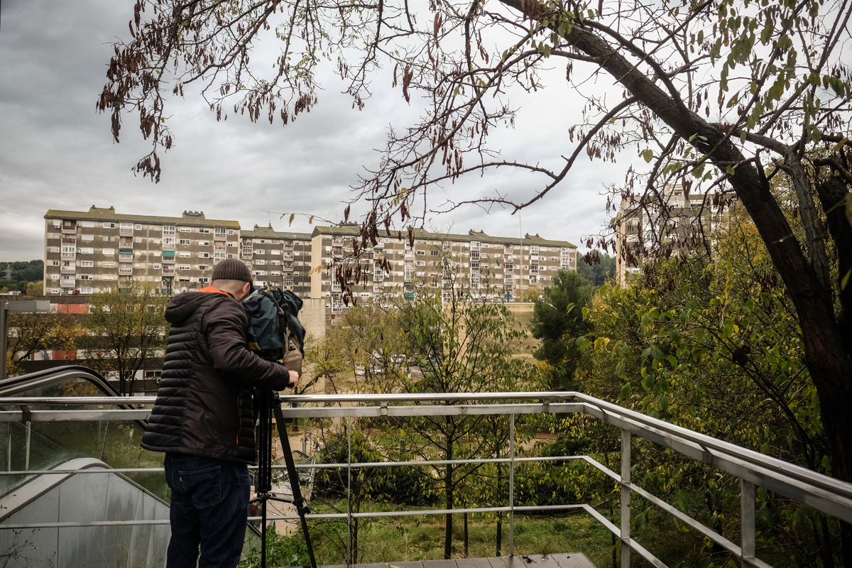 Filmaci de la notcia a Badia del Valls