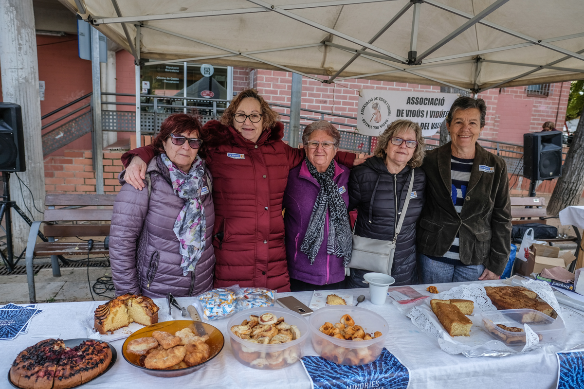 La paradeta de l'associaci, a la plaa Major