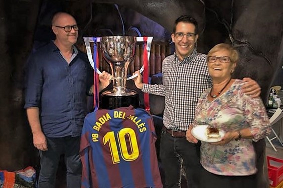 La Penya Blaugrana de Badia del Valls va celebrar el seu des aniversari.