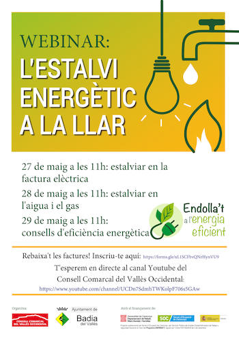 Taller en línia d'estalvi energètic