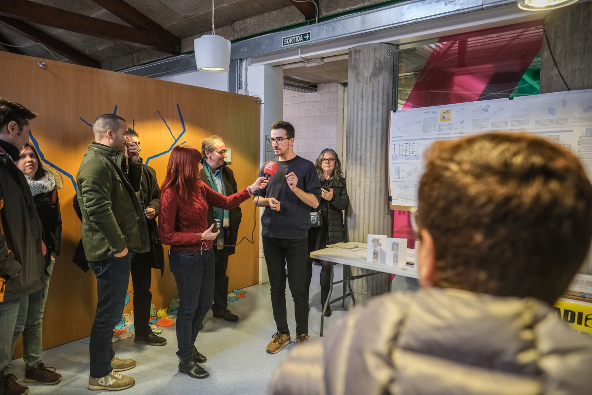 Visita comentada als projectes de l'alumnat de l'ETSAV per al futur de Badia