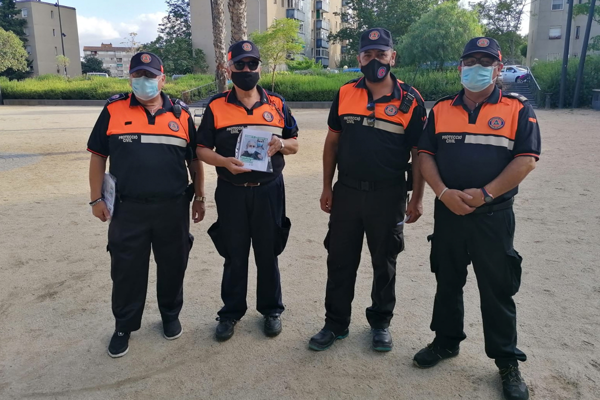 Protecci Civil se suma a la campanya de conscienciaci per fer front a la COVID-19