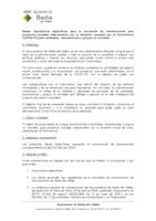 Bases Reguladoras Específicas de las Subvenciones relacionadas con la COVID